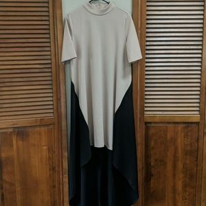 Minimalist Color Block Dress